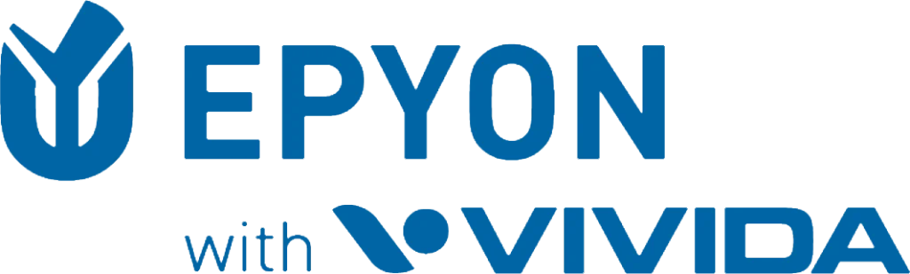 Logo Epyon with Vivida blu
